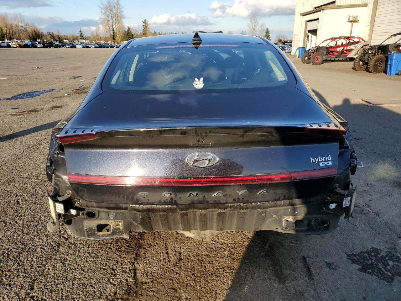 2022 Hyundai Sonata VIN KMHL24JJ8NA040815 Copart auction photo, all over damage thumbnail 6