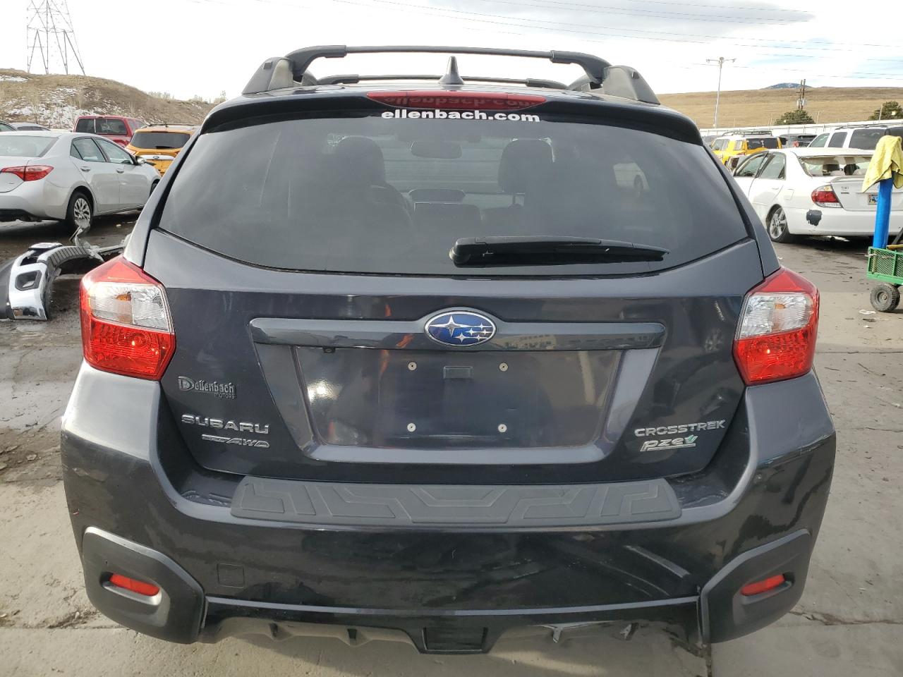 2016 Subaru XV VIN JF2GPANC1GH273724 Copart auction photo, front end / rear end damage thumbnail 6