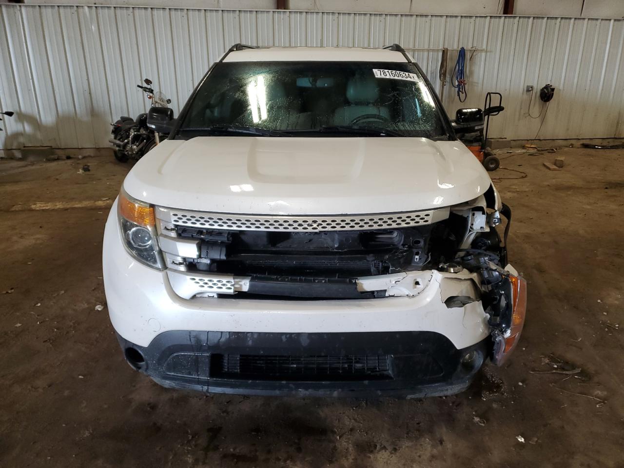 2014 Ford Explorer VIN 1FM5K8D81EGA68722 Copart auction photo, front end damage thumbnail 5