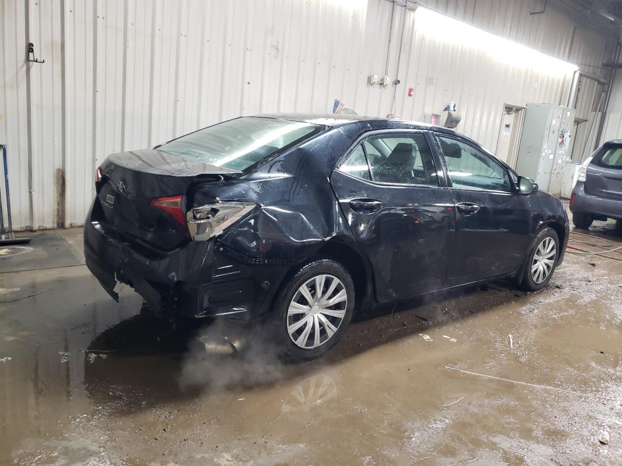 2017 Toyota Corolla VIN 2T1BURHE7HC864143 Copart auction photo, front end / rear end damage thumbnail 3