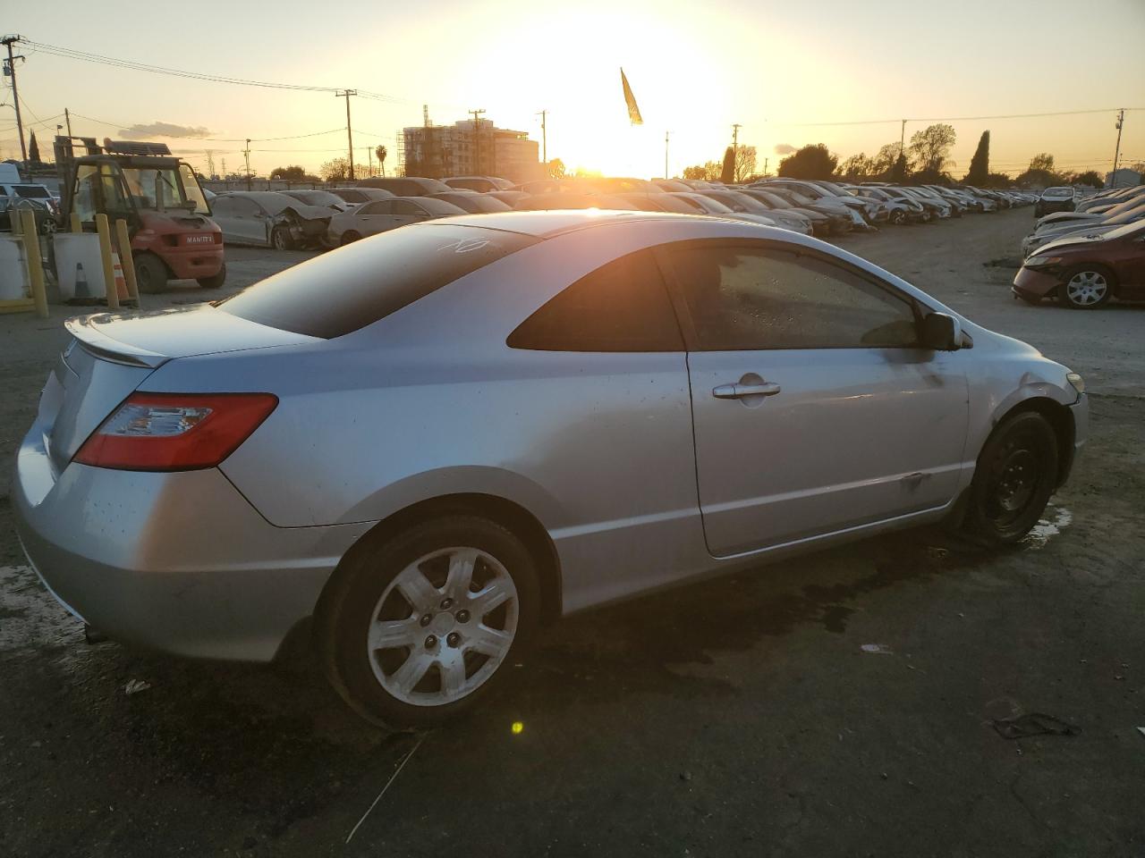 2010 Honda Civic VIN 2HGFG1B63AH515697 Copart auction photo, rear end / front end damage thumbnail 3