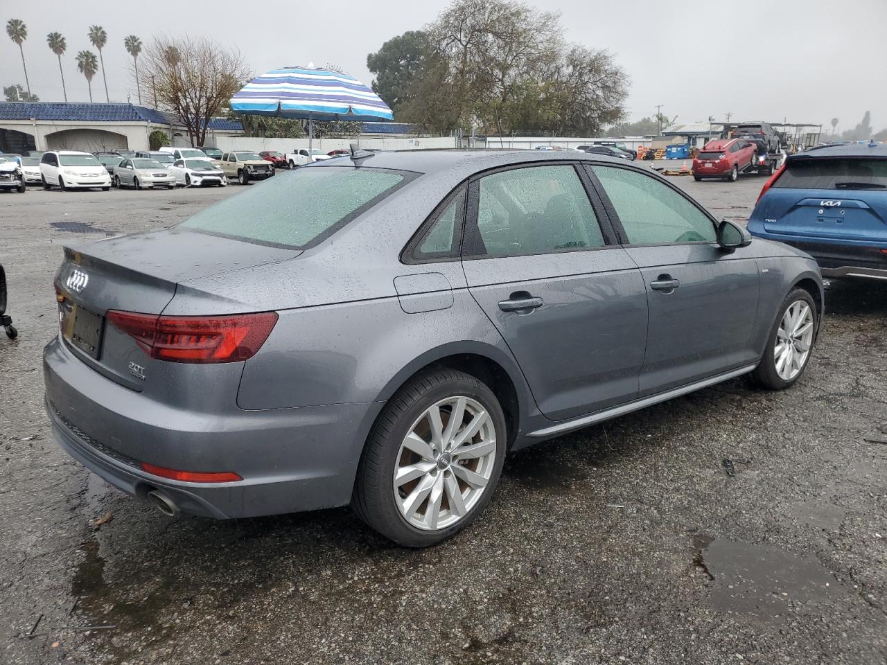2018 Audi A4 VIN WAUDNAF44JA160118 Copart auction photo, burn / minor dent/scratches damage thumbnail 3