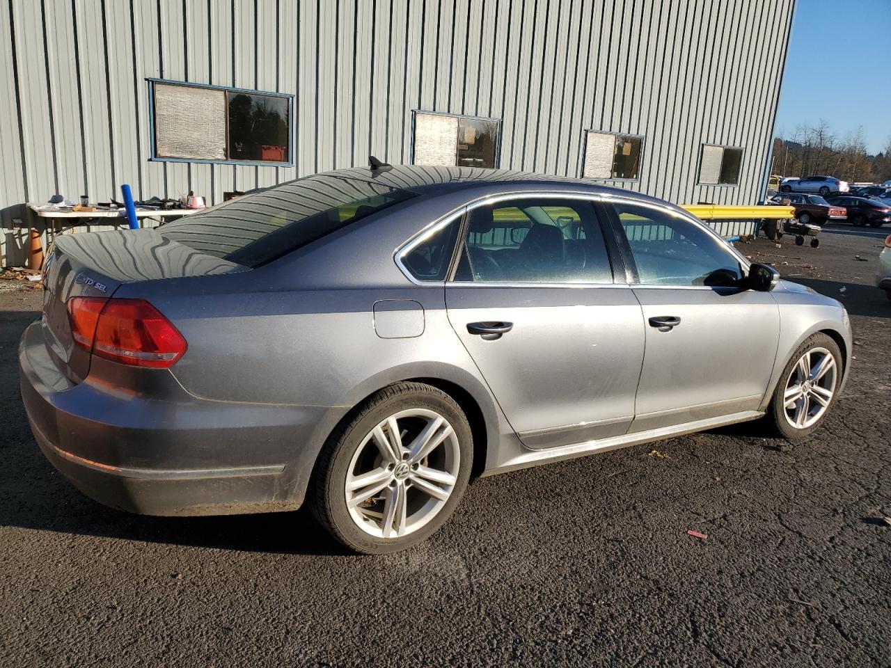 2014 Volkswagen Passat VIN 1VWCN7A31EC054751 Copart auction photo, side damage thumbnail 3