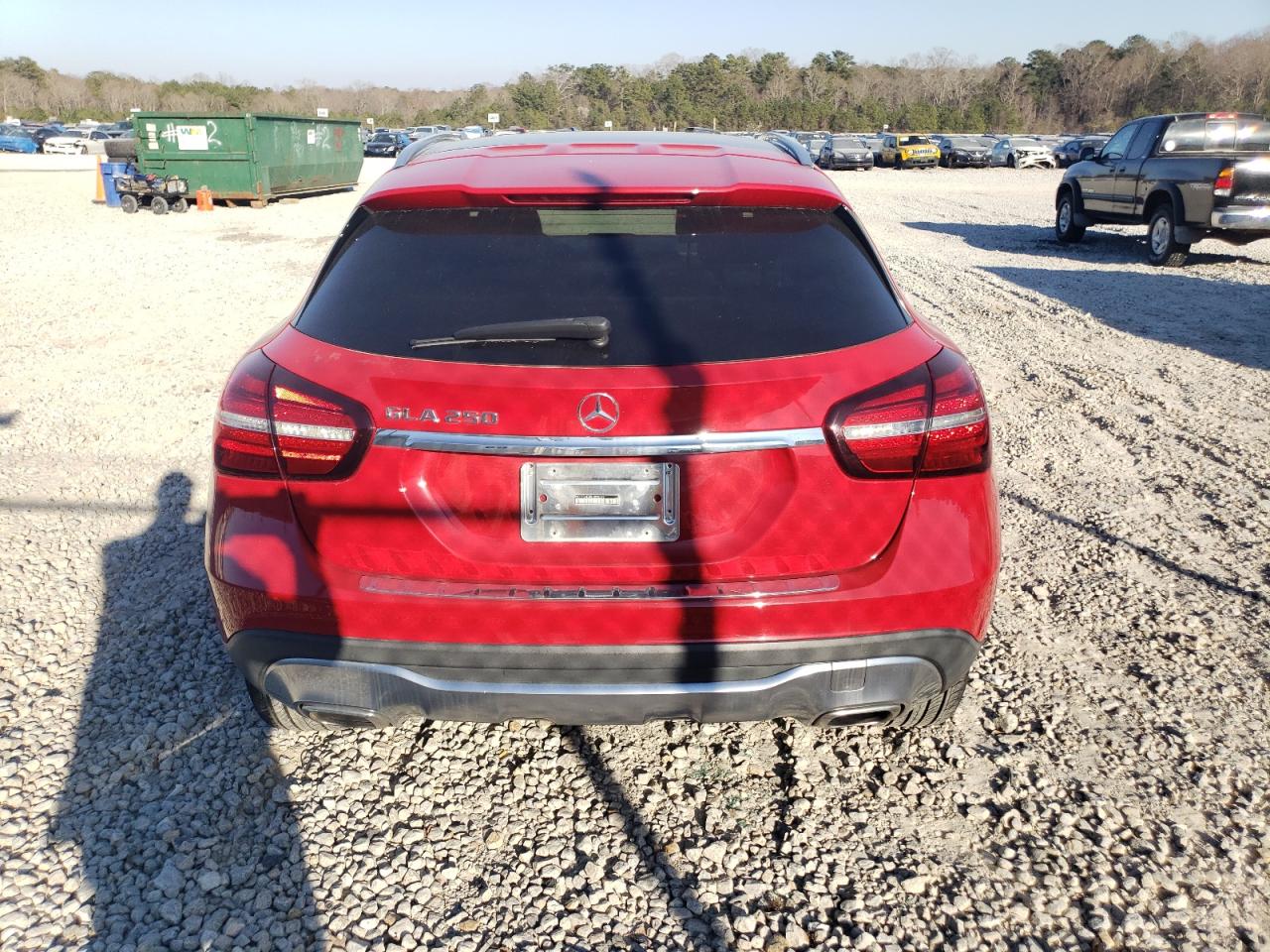 2020 Mercedes-Benz GLA-klasse VIN WDCTG4EB8LU025519 Copart auction photo, vandalism damage thumbnail 6