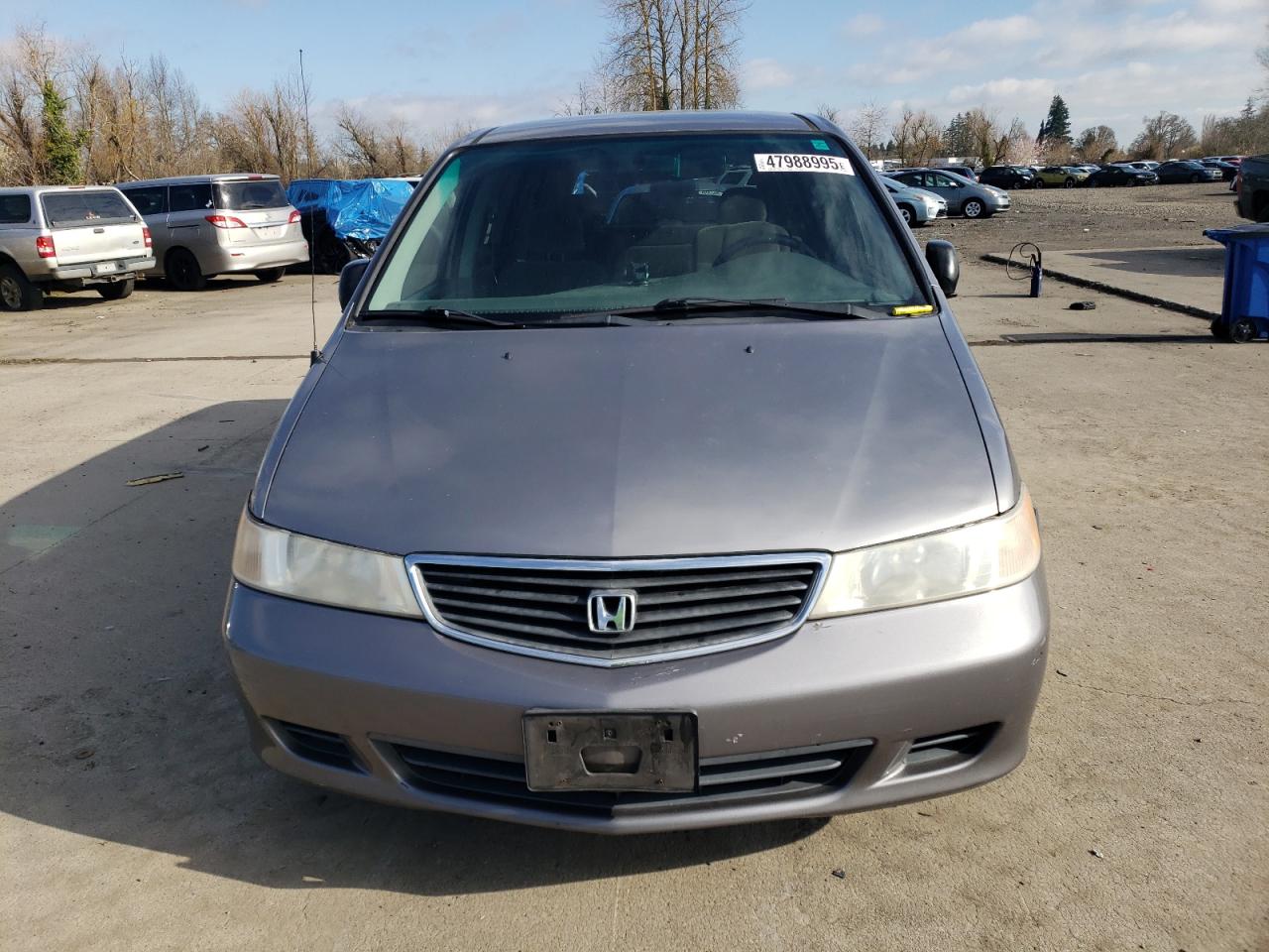 2000 Honda Odyssey VIN 2HKRL1856YH611685 Copart auction photo, side damage thumbnail 5