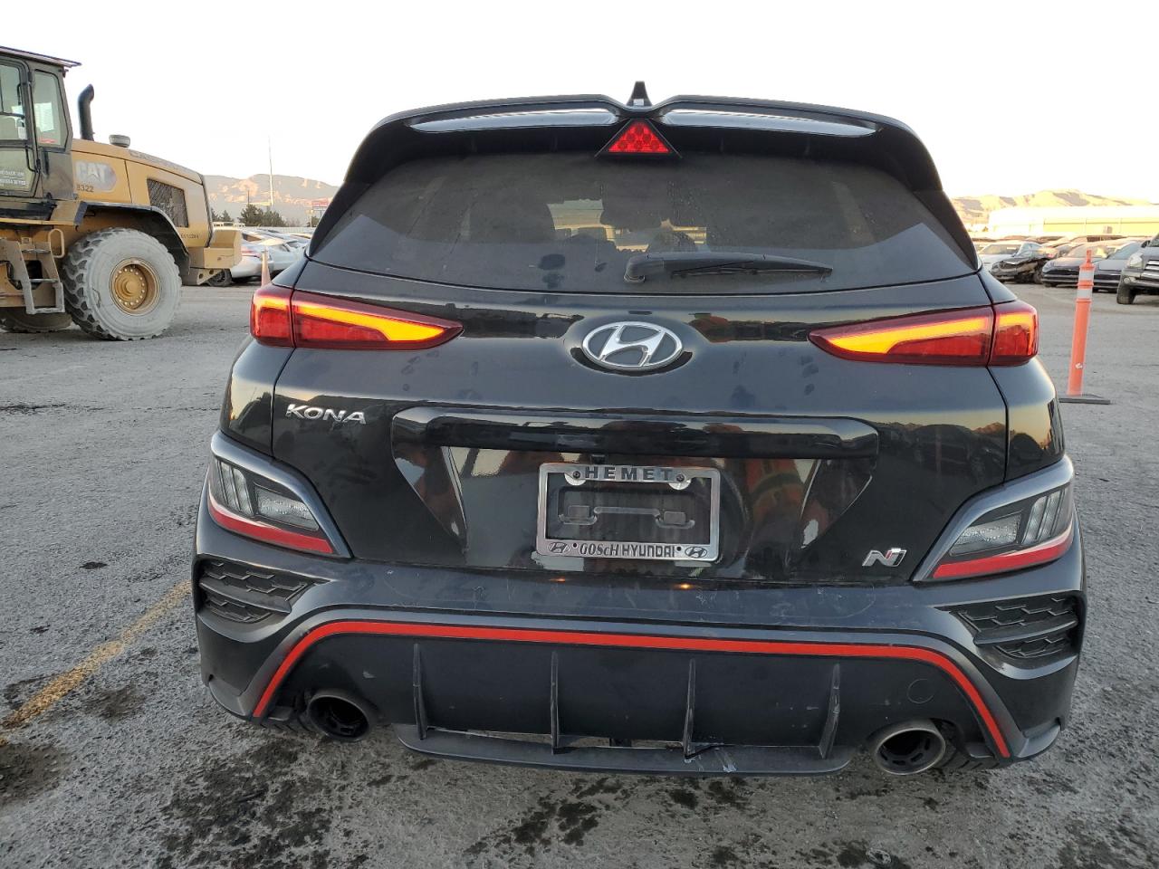 2022 Hyundai Kona VIN KM8KH3AC7NU003338 Copart auction photo, front end damage thumbnail 6