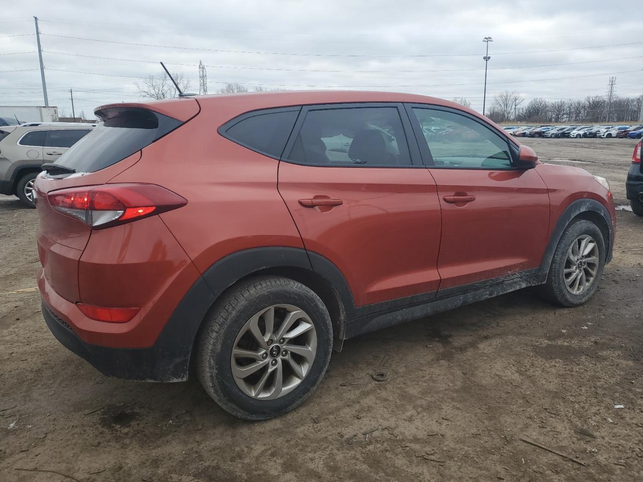 2016 Hyundai Tucson VIN KM8J23A47GU042567 Copart auction photo, rear end damage thumbnail 3