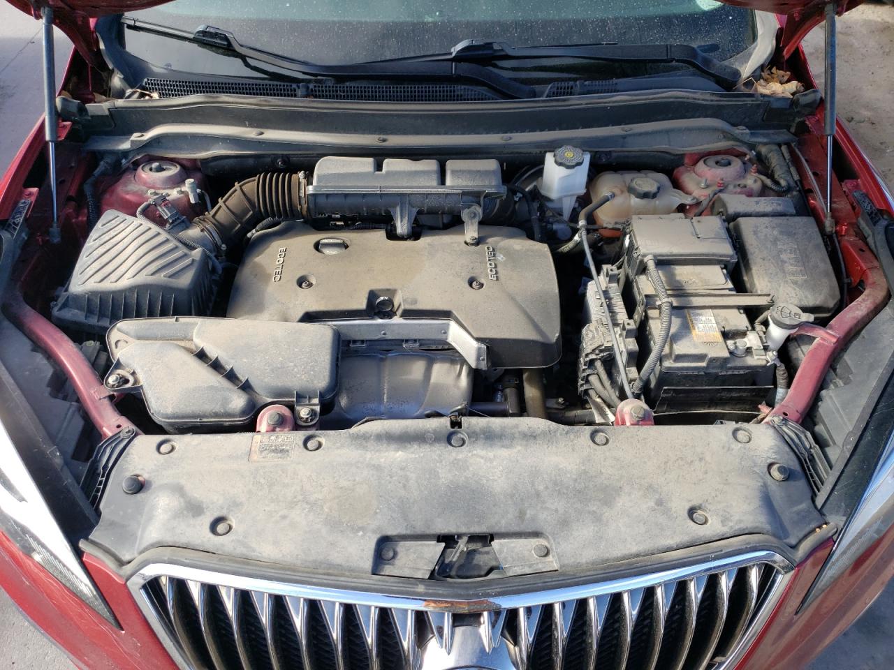 2017 Buick Envision VIN LRBFXDSA5HD099629 Copart auction photo, side / front end damage thumbnail 12