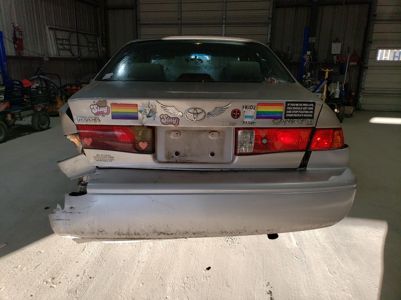 2001 Toyota Camry VIN 4T1BG22K91U763235 Copart auction photo, rear end damage thumbnail 6