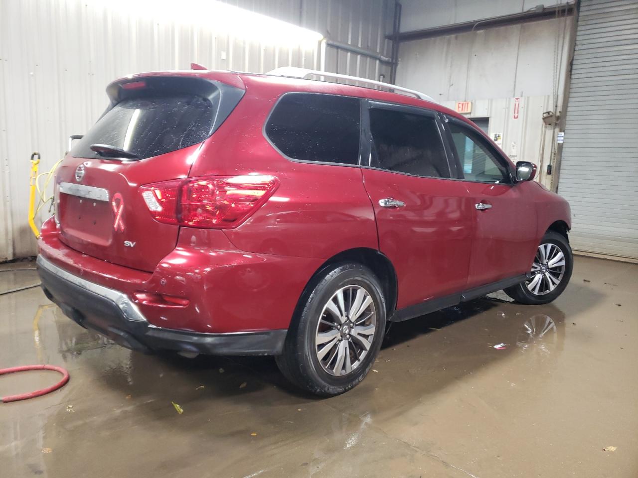 2019 Nissan Pathfinder VIN 5N1DR2MN2KC596783 Copart auction photo, front end damage thumbnail 3