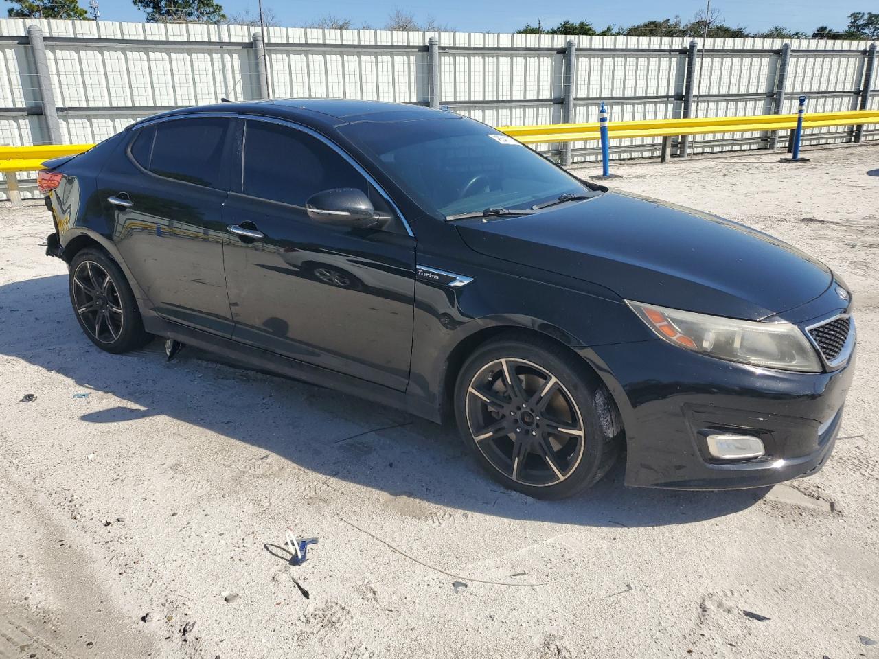 2014 KIA Optima VIN 5XXGR4A66EG329533 Copart auction photo, rear end damage thumbnail 4