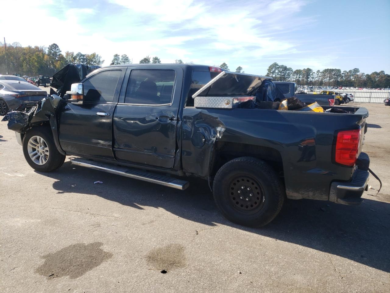 2018 Chevrolet Silverado VIN 3GCPCREC4JG225922 Copart auction photo, front end damage thumbnail 2