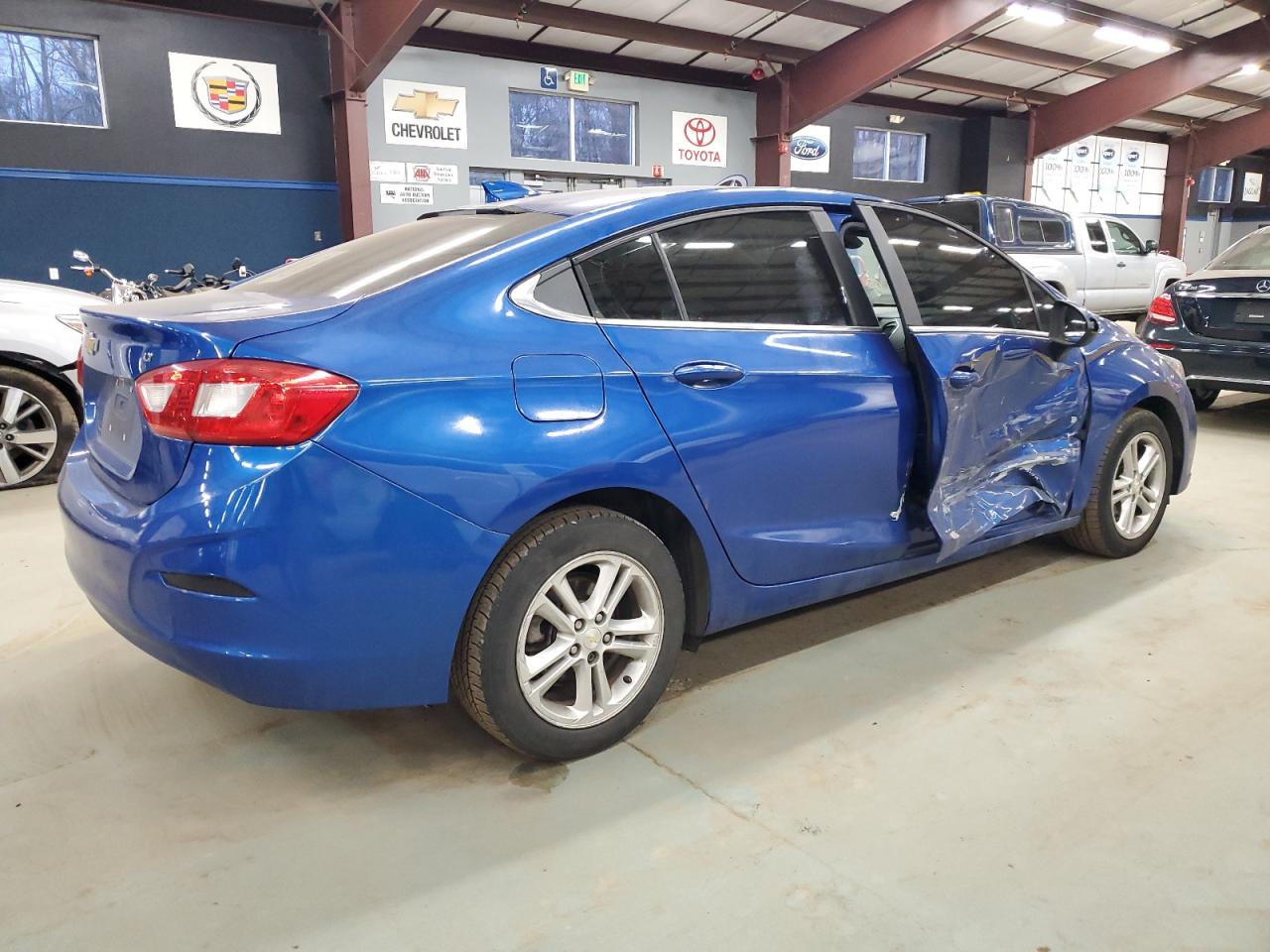 2017 Chevrolet Cruze VIN 1G1BE5SMXH7254642 Copart auction photo, side damage thumbnail 3