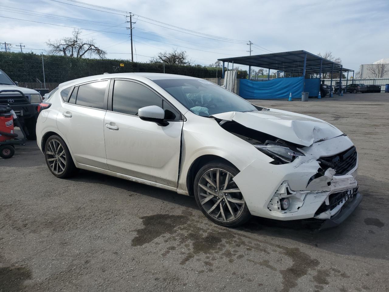 2024 Subaru Impreza VIN JF1GUAFC3R8370731 Copart auction photo, front end / side damage thumbnail 4
