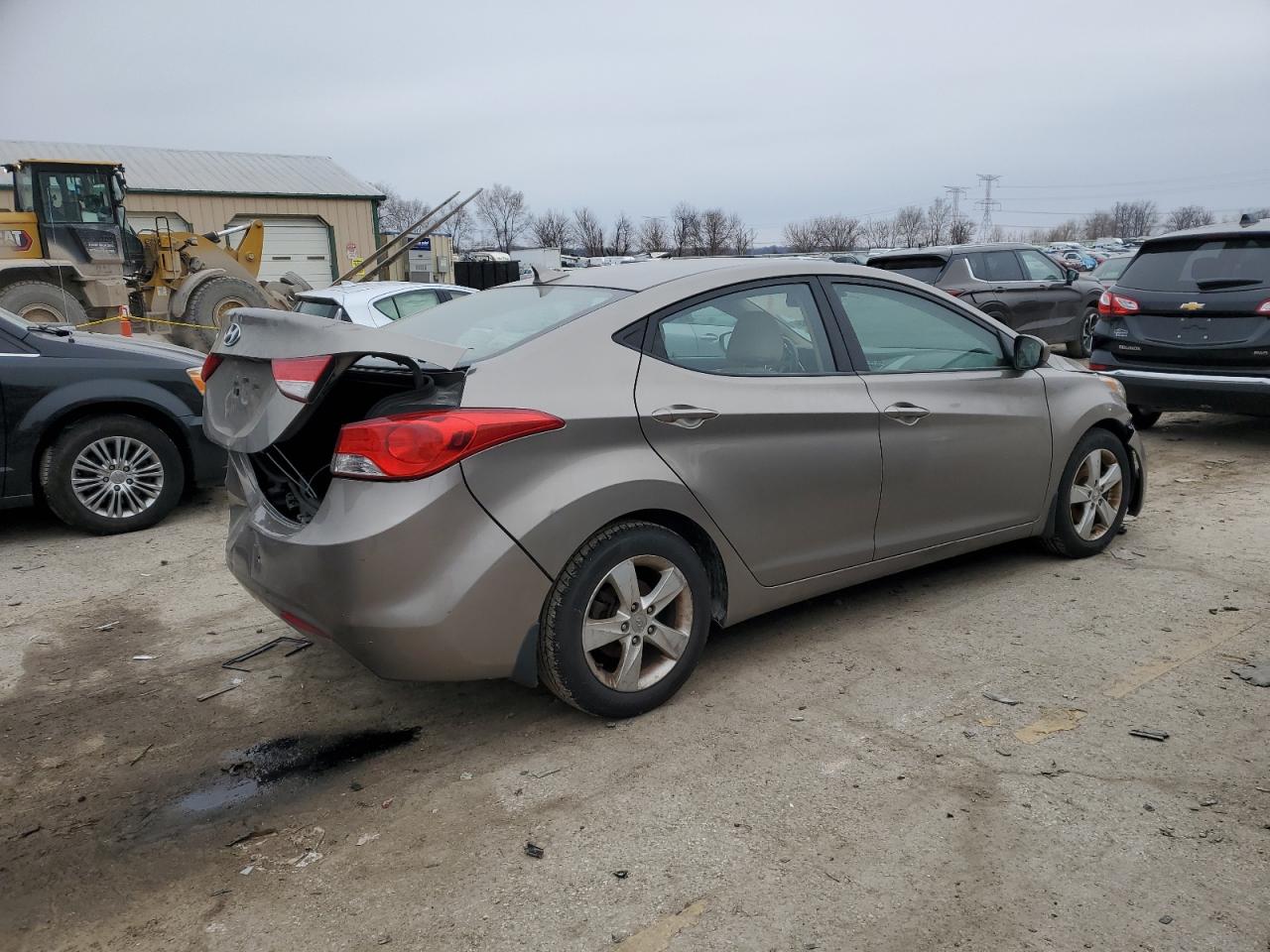 2013 Hyundai Elantra VIN 5NPDH4AE2DH226660 Copart auction photo, front end / rear end damage thumbnail 3