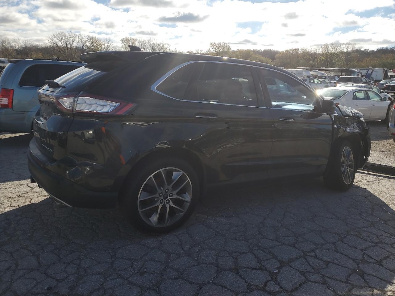 2015 Ford Edge VIN 2FMPK3K86FBB14939 Copart auction photo, side / undercarriage damage thumbnail 3