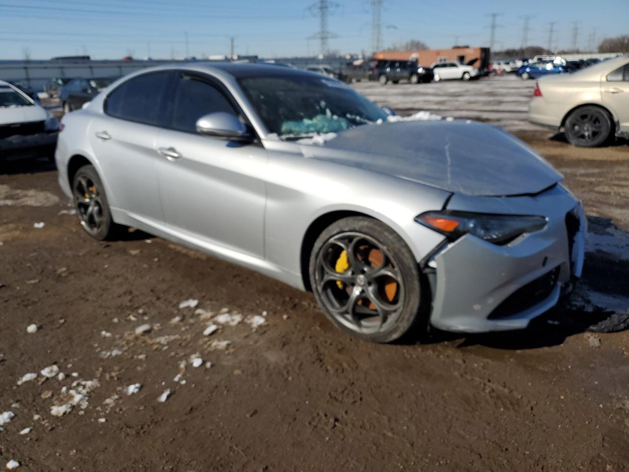 2017 Alfa Romeo Giulia VIN ZARFAEEN5H7556211 Copart auction photo, front end / undercarriage damage thumbnail 4