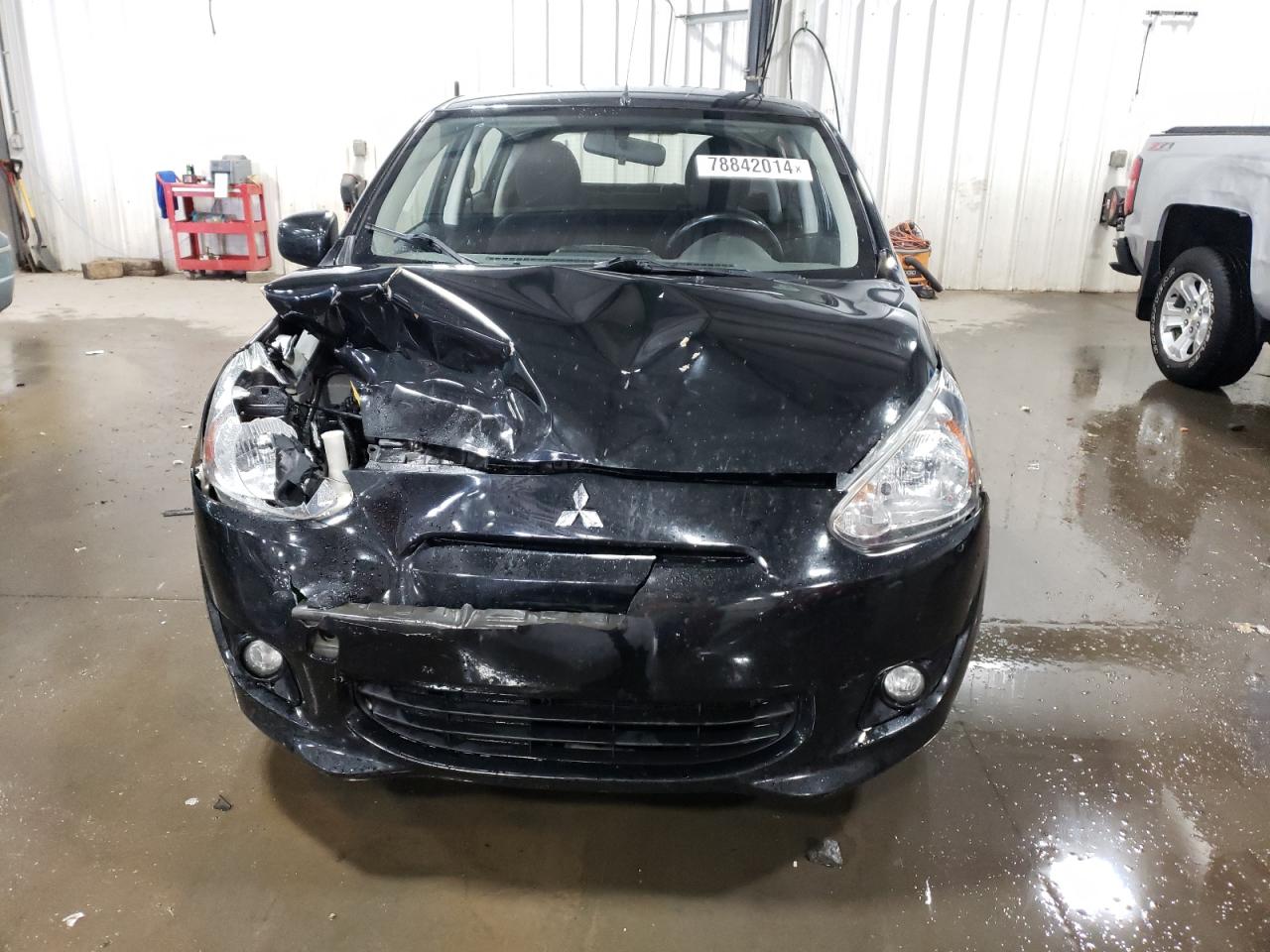 2014 Mitsubishi Mirage VIN ML32A4HJ1EH005696 Copart auction photo, front end damage thumbnail 5