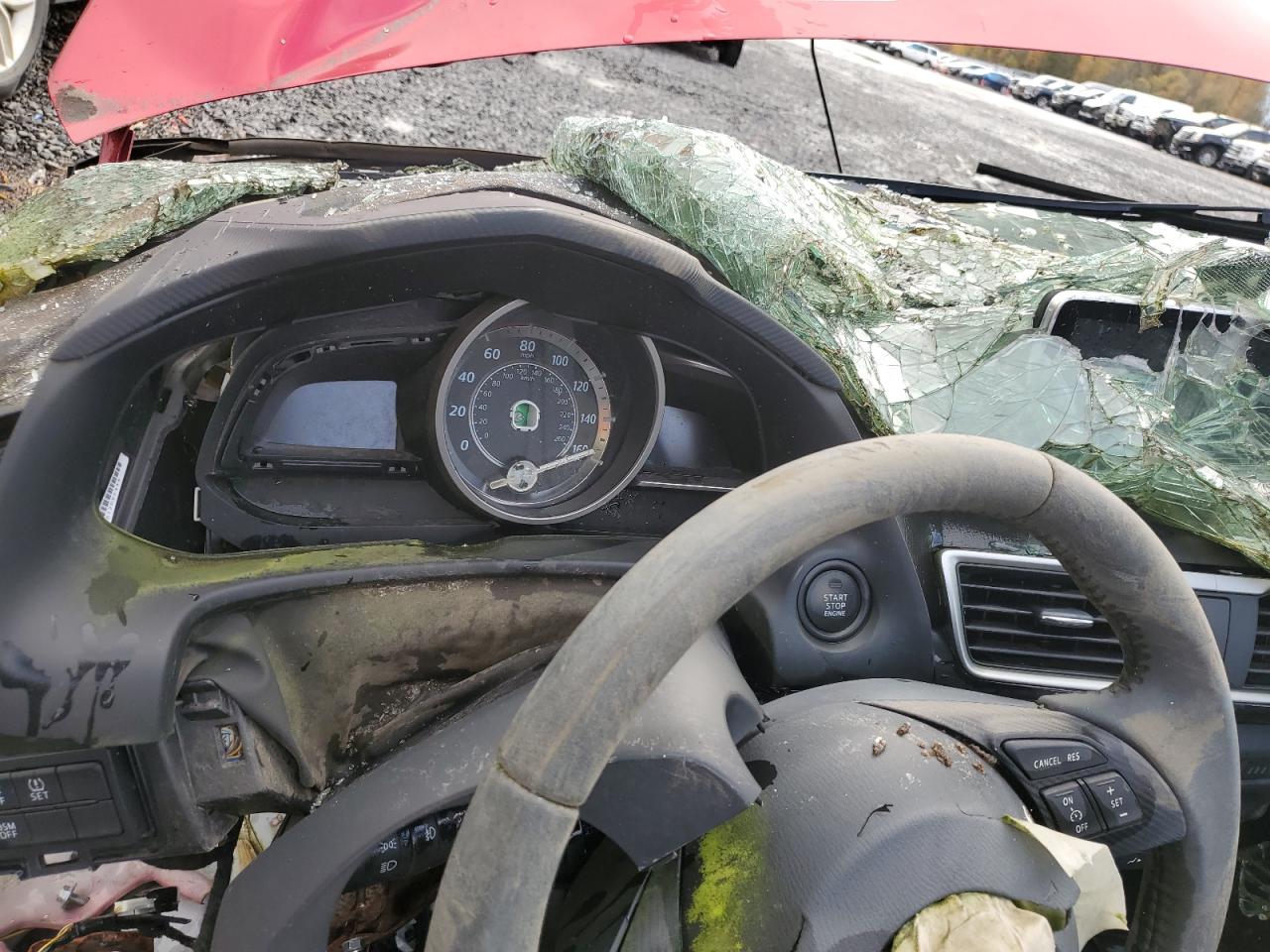 2015 Mazda 3 VIN JM1BM1M70F1257379 Copart auction photo, all over / side damage thumbnail 9