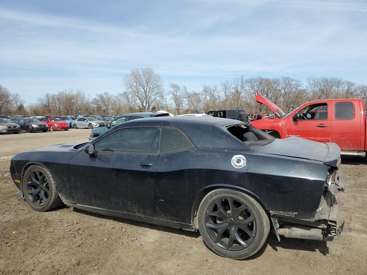 2011 Dodge Challenger VIN 2B3CJ4DGXBH576512 Copart auction photo, rear end / top/roof damage thumbnail 2