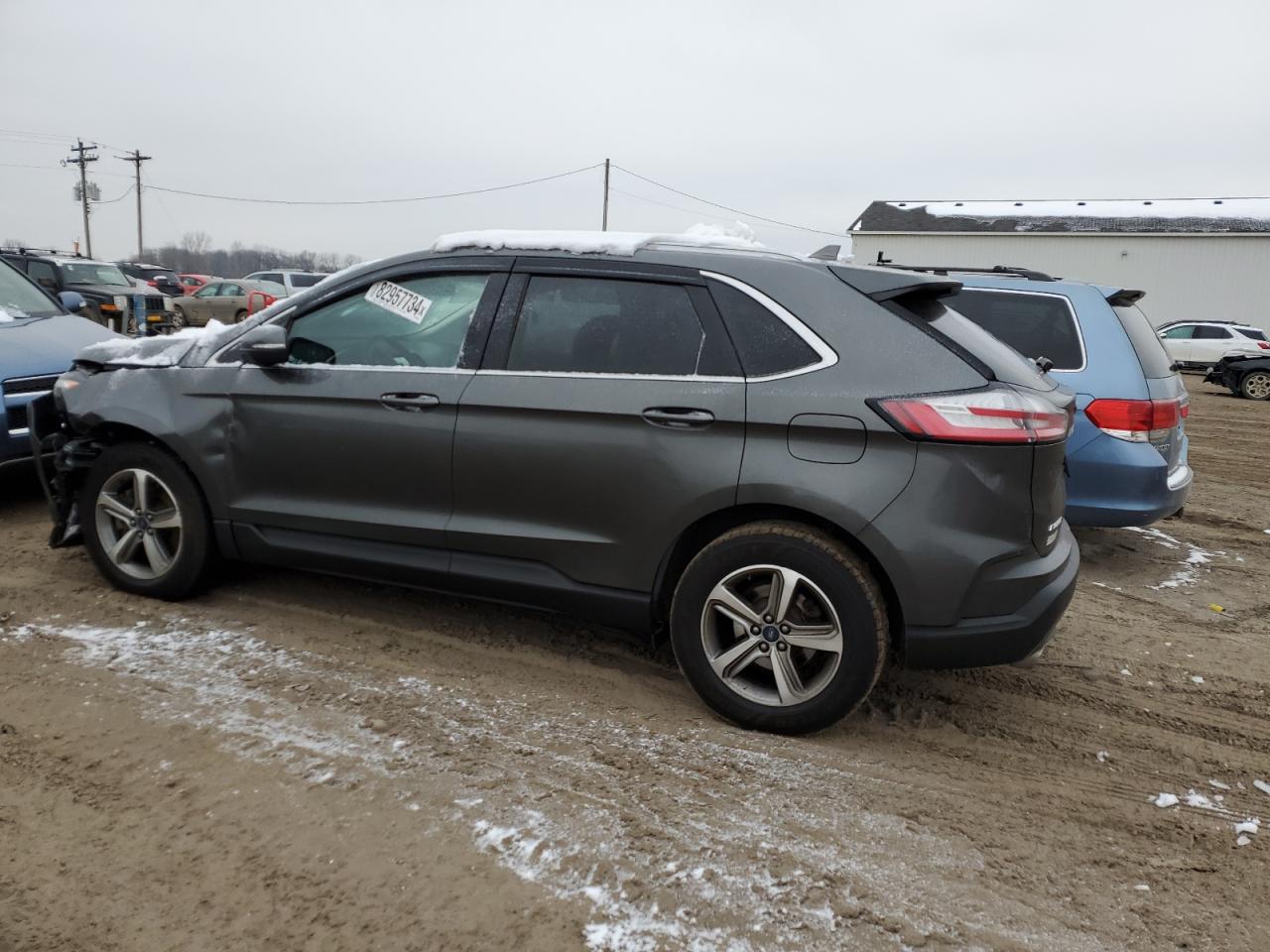 2019 Ford Edge VIN 2FMPK4J92KBB92788 Copart auction photo, front end / side damage thumbnail 2