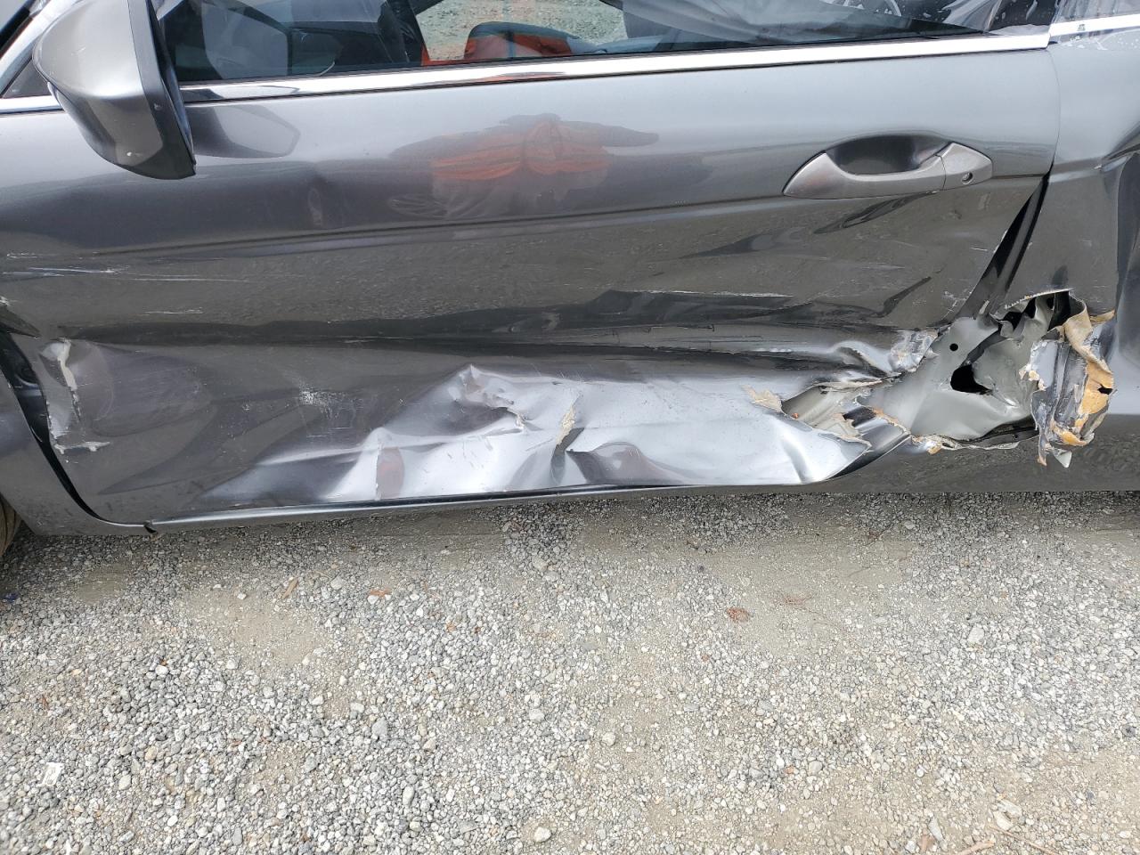 2009 Honda Accord VIN 1HGCS12869A018611 Copart auction photo, side / front end damage thumbnail 7