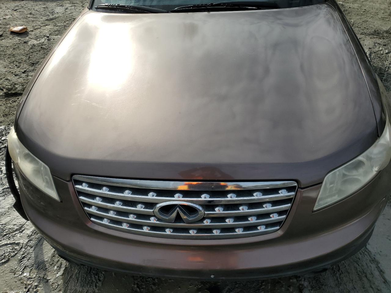 2007 Infiniti FX VIN JNRAS08W67X203760 Copart auction photo, front end / undercarriage damage thumbnail 12