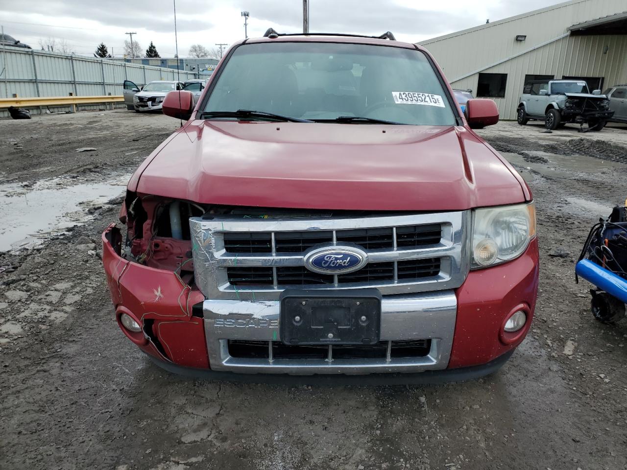 2011 Ford Escape VIN 1FMCU9EG2BKA90606 Copart auction photo, front end / minor dent/scratches damage thumbnail 5
