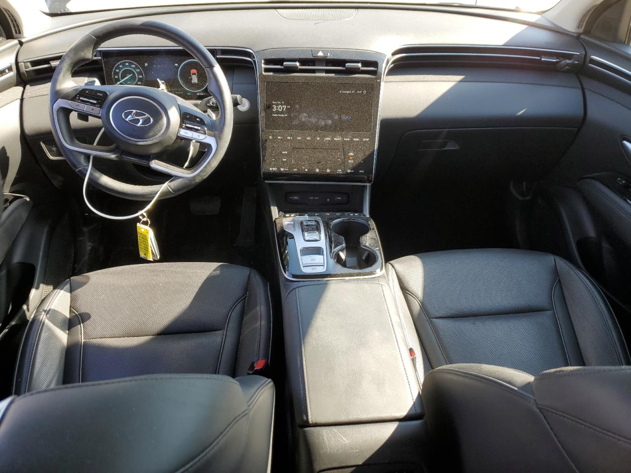 2022 Hyundai Tucson VIN KM8JECA10NU078739 Copart auction photo, mechanical / rear end damage thumbnail 8