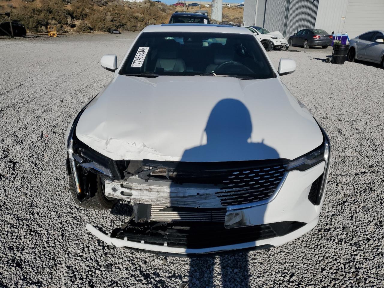 2021 Cadillac CT4 VIN 1G6DK5RK8M0143302 Copart auction photo, front end damage thumbnail 5