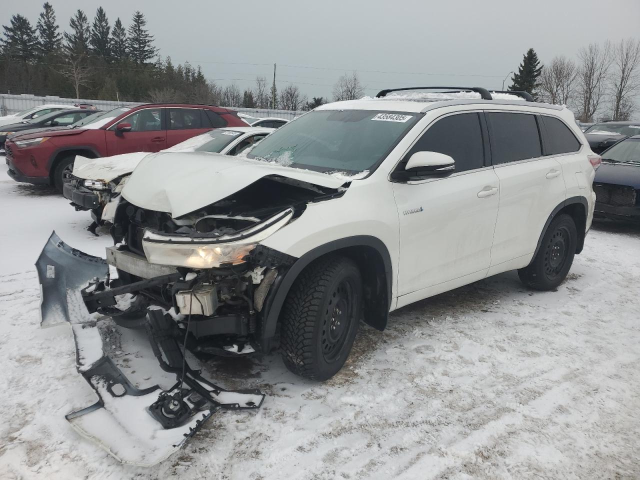 2016 Toyota Highlander VIN 5TDJCRFH0GS014372 - Copart auction photo