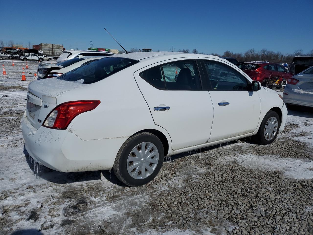 2012 Nissan Versa VIN 3N1CN7AP1CL925612 Copart auction photo, front end damage thumbnail 3