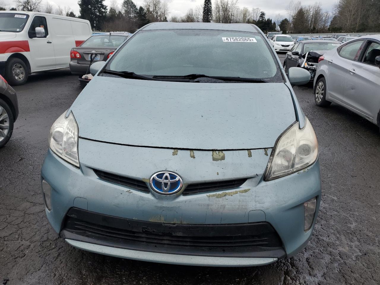 2013 Toyota Prius VIN JTDKN3DU2D1674935 Copart auction photo, front end damage thumbnail 5