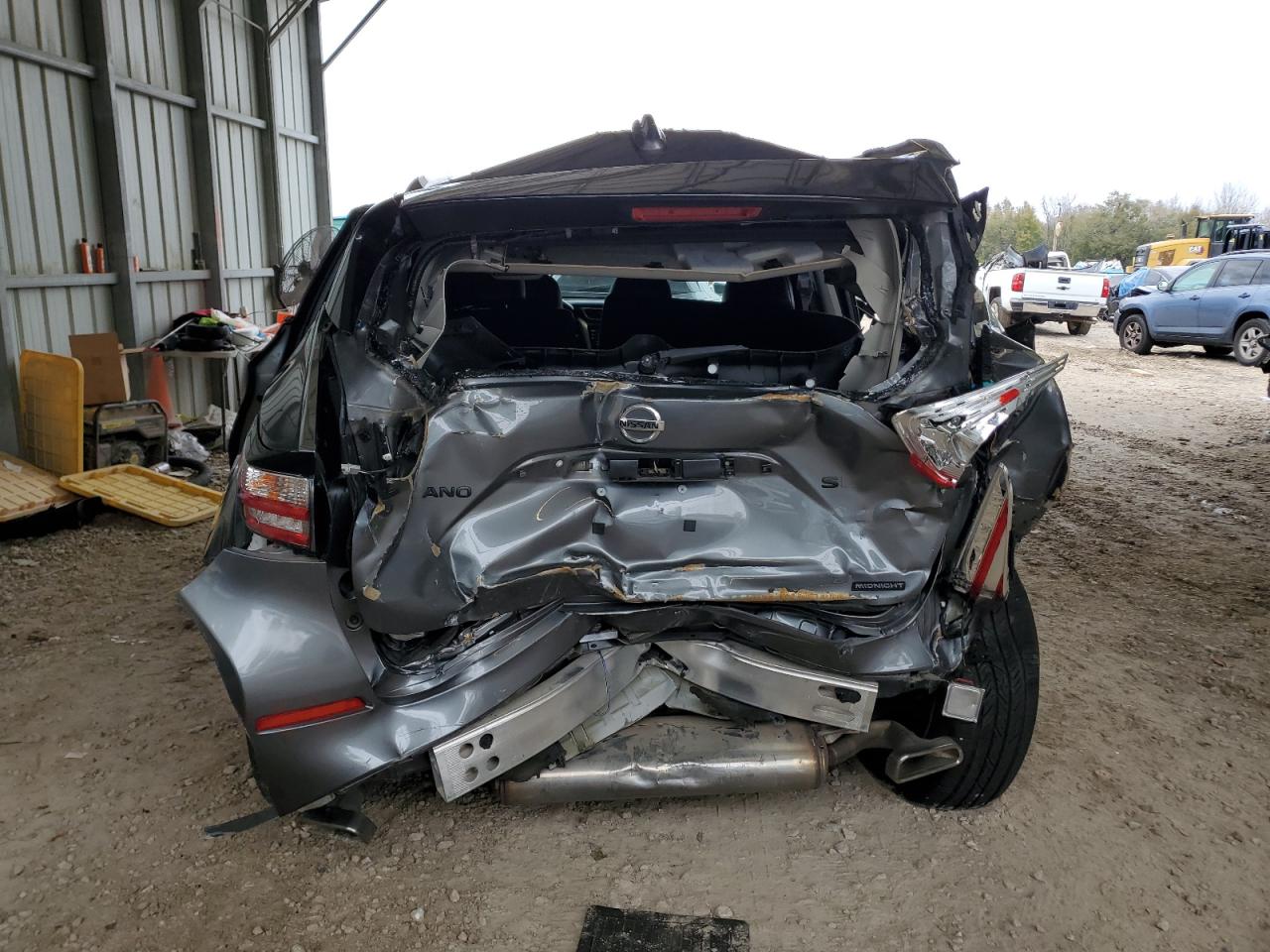 2018 Nissan Murano VIN 5N1AZ2MG5JN127825 Copart auction photo, rear end / front end damage thumbnail 6