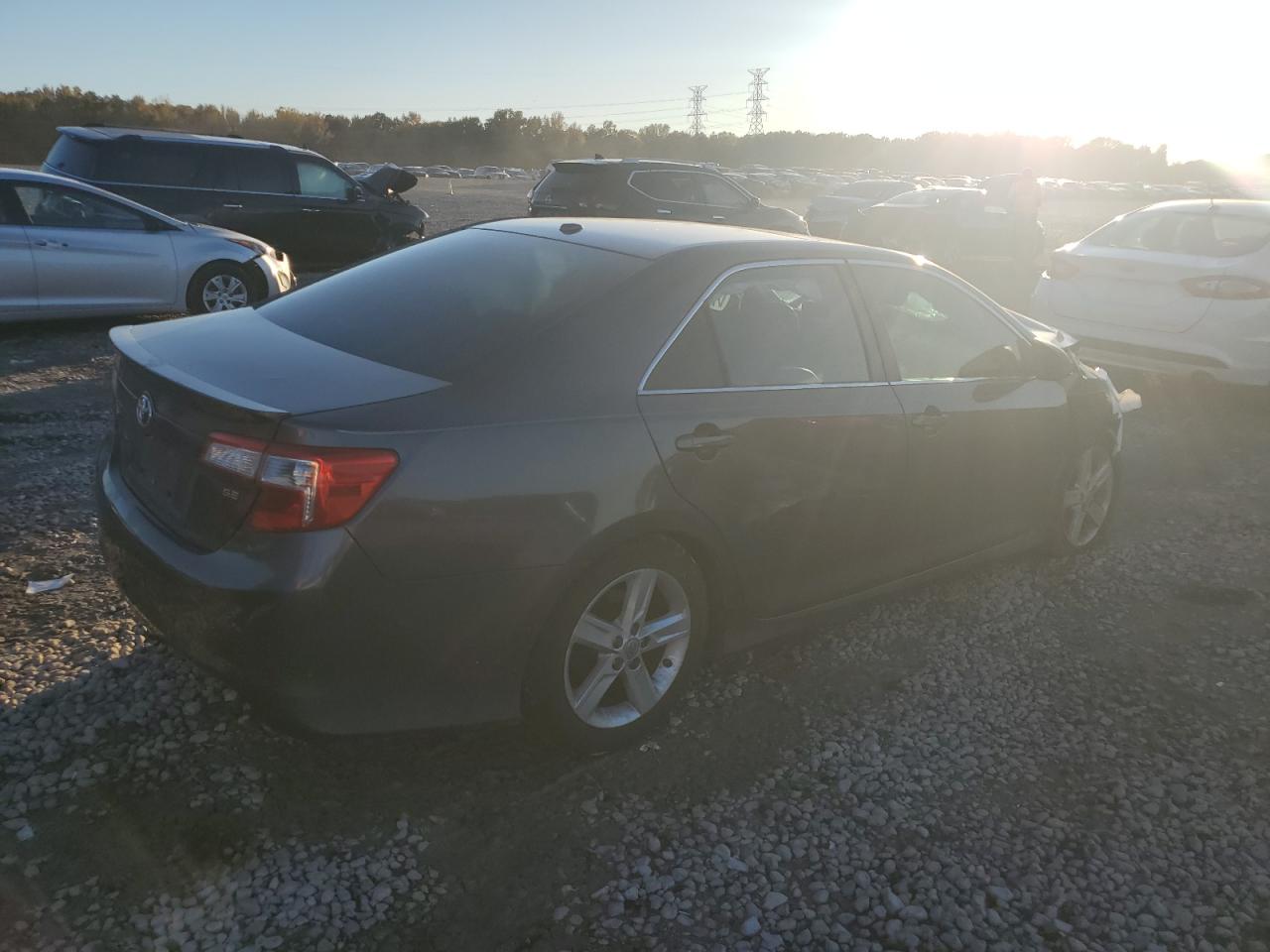 2013 Toyota Camry VIN 4T1BF1FK1DU271455 Copart auction photo, front end / side damage thumbnail 3