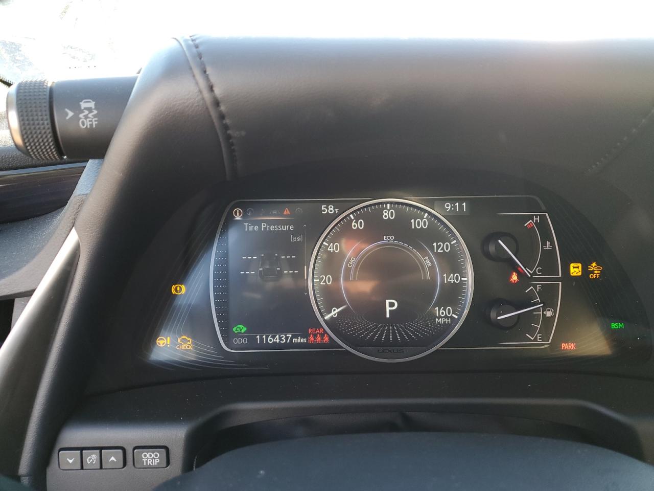2021 Lexus ES VIN 58ADA1C13MU002448 Copart auction photo, front end / side damage thumbnail 9