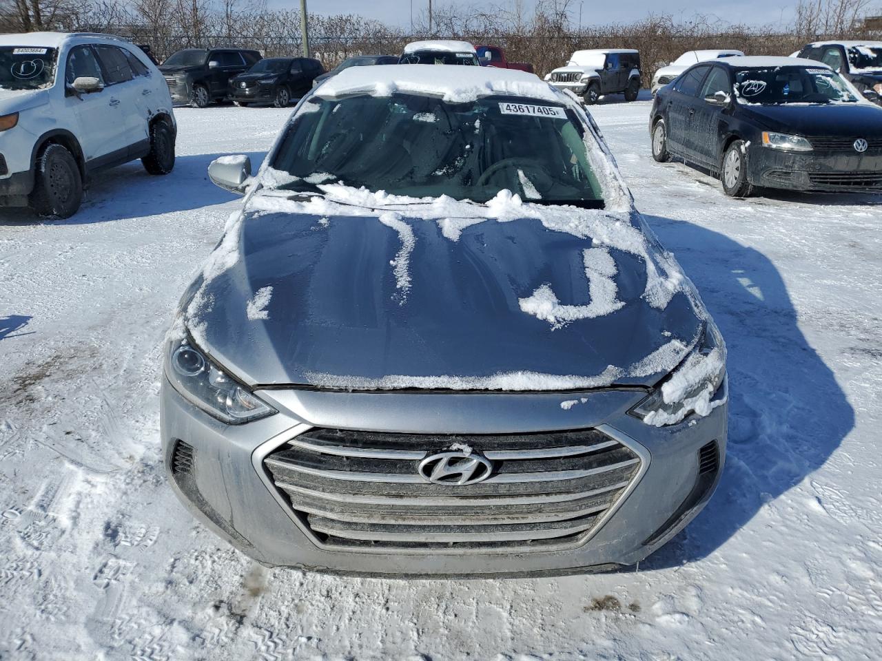 2017 Hyundai Elantra VIN 5NPD74LF4HH181381 Copart auction photo, side / rear end damage thumbnail 5