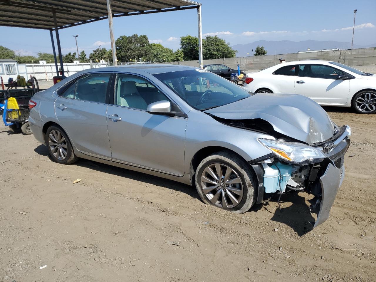 2017 Toyota Camry VIN 4T1BF1FK4HU740477 Copart auction photo, front end damage thumbnail 4