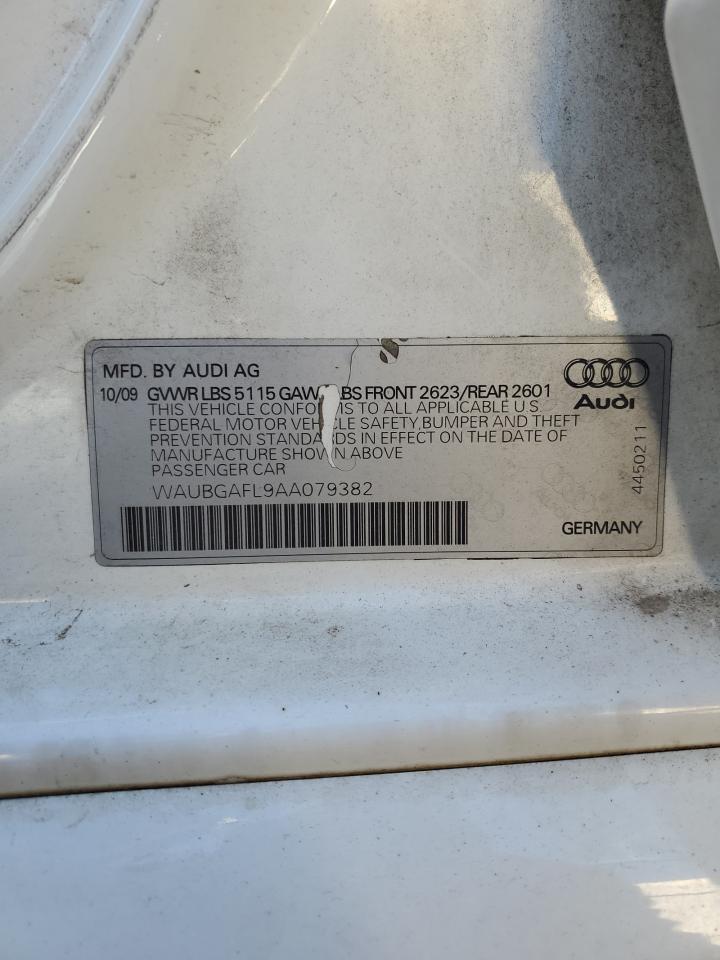 2010 Audi RS4 VIN WAUBGAFL9AA079382 Copart auction photo, front end / mechanical damage thumbnail 13