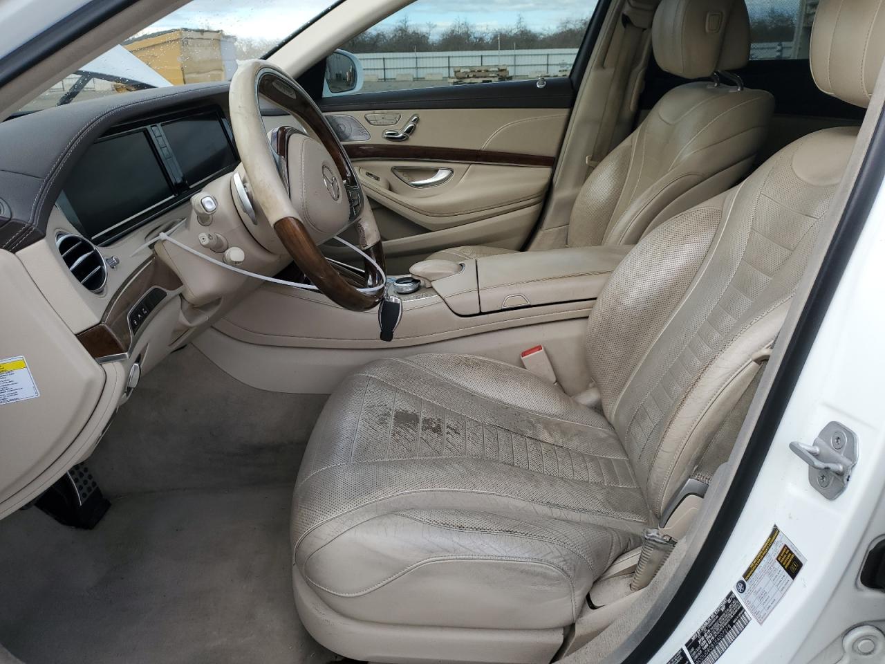 2014 Mercedes-Benz S-klasse VIN WDDUG8CB1EA007278 Copart auction photo, front end damage thumbnail 7