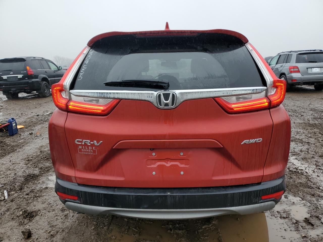 2017 Honda CR-V VIN 5J6RW2H87HL075097 Copart auction photo, all over damage thumbnail 6