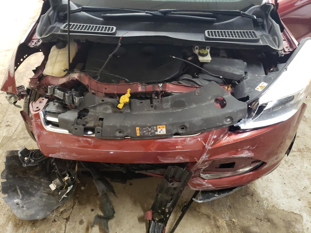 2014 Ford Escape VIN 1FMCU9J95EUA70740 Copart auction photo, front end damage thumbnail 14