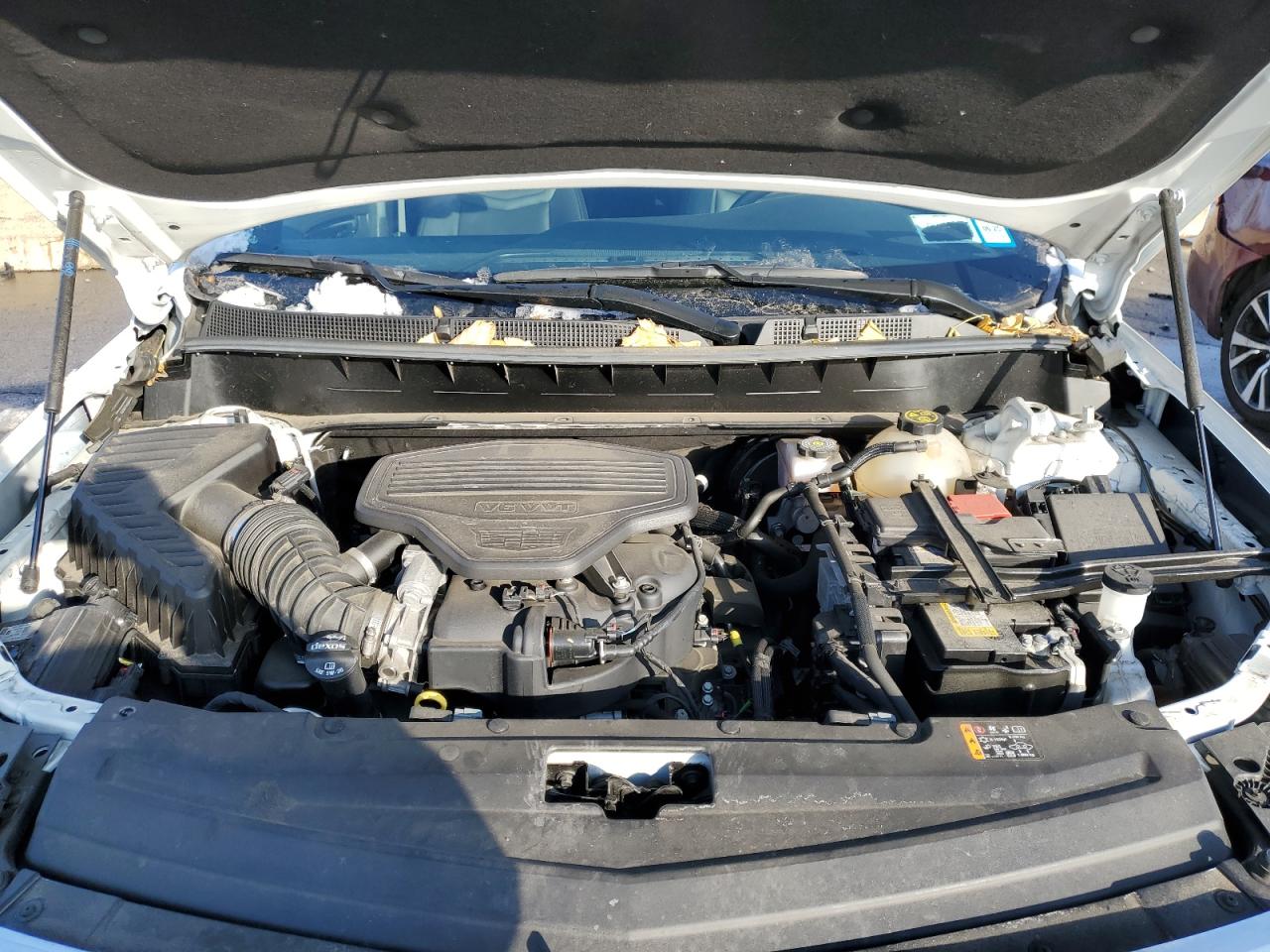2022 Cadillac XT6 VIN 1GYKPDRS1NZ124470 Copart auction photo, front end / minor dent/scratches damage thumbnail 12