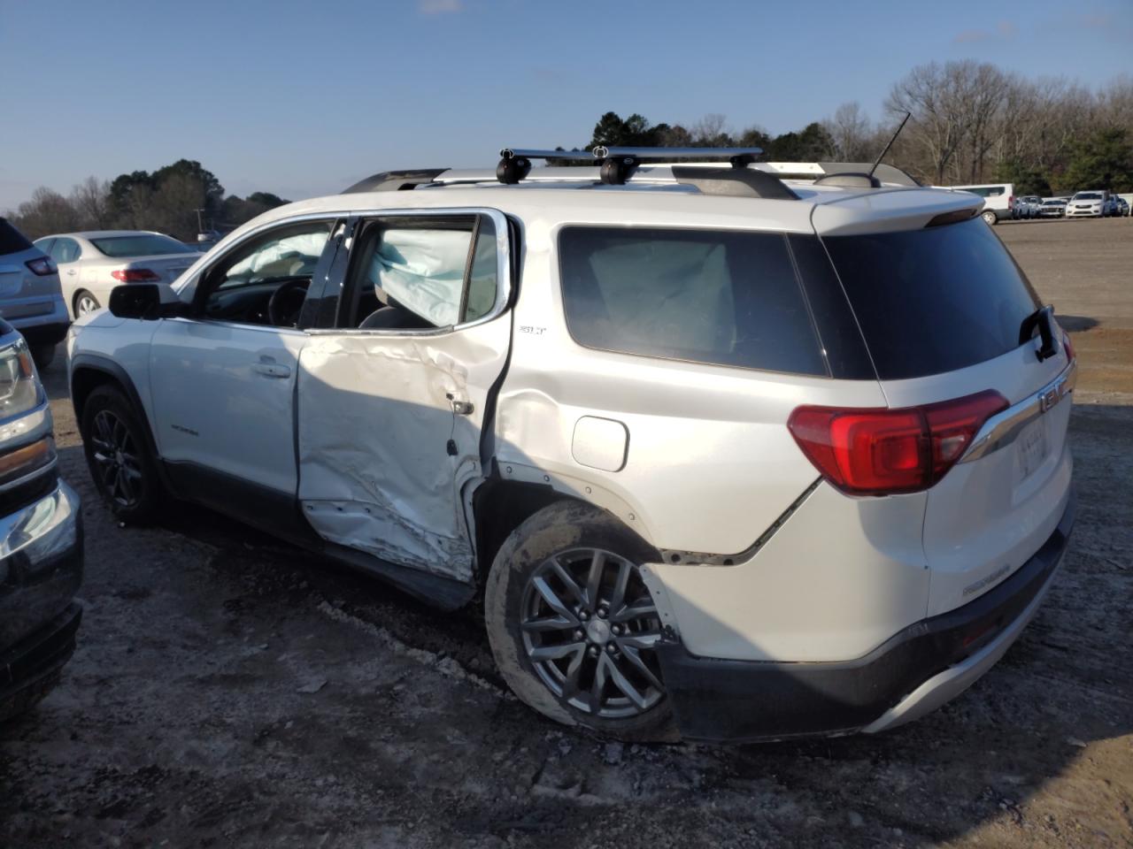 2017 GMC Acadia VIN 1GKKNMLA8HZ270983 Copart auction photo, side / rear end damage thumbnail 2