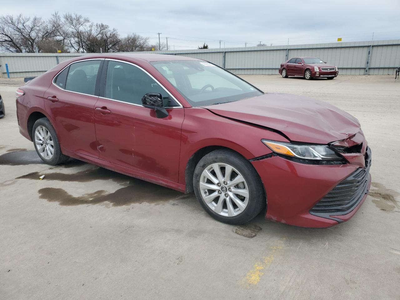 2020 Toyota Camry VIN 4T1C11AK6LU348202 Copart auction photo, front end / hail damage thumbnail 4