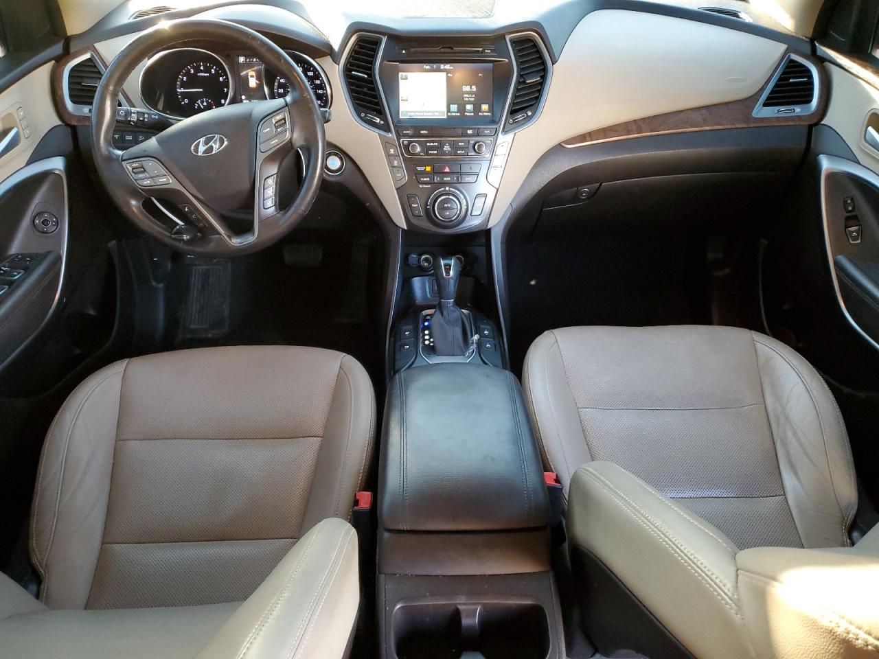 2018 Hyundai Santa Fe VIN KM8SR4HF7JU258360 Copart auction photo, front end damage thumbnail 8