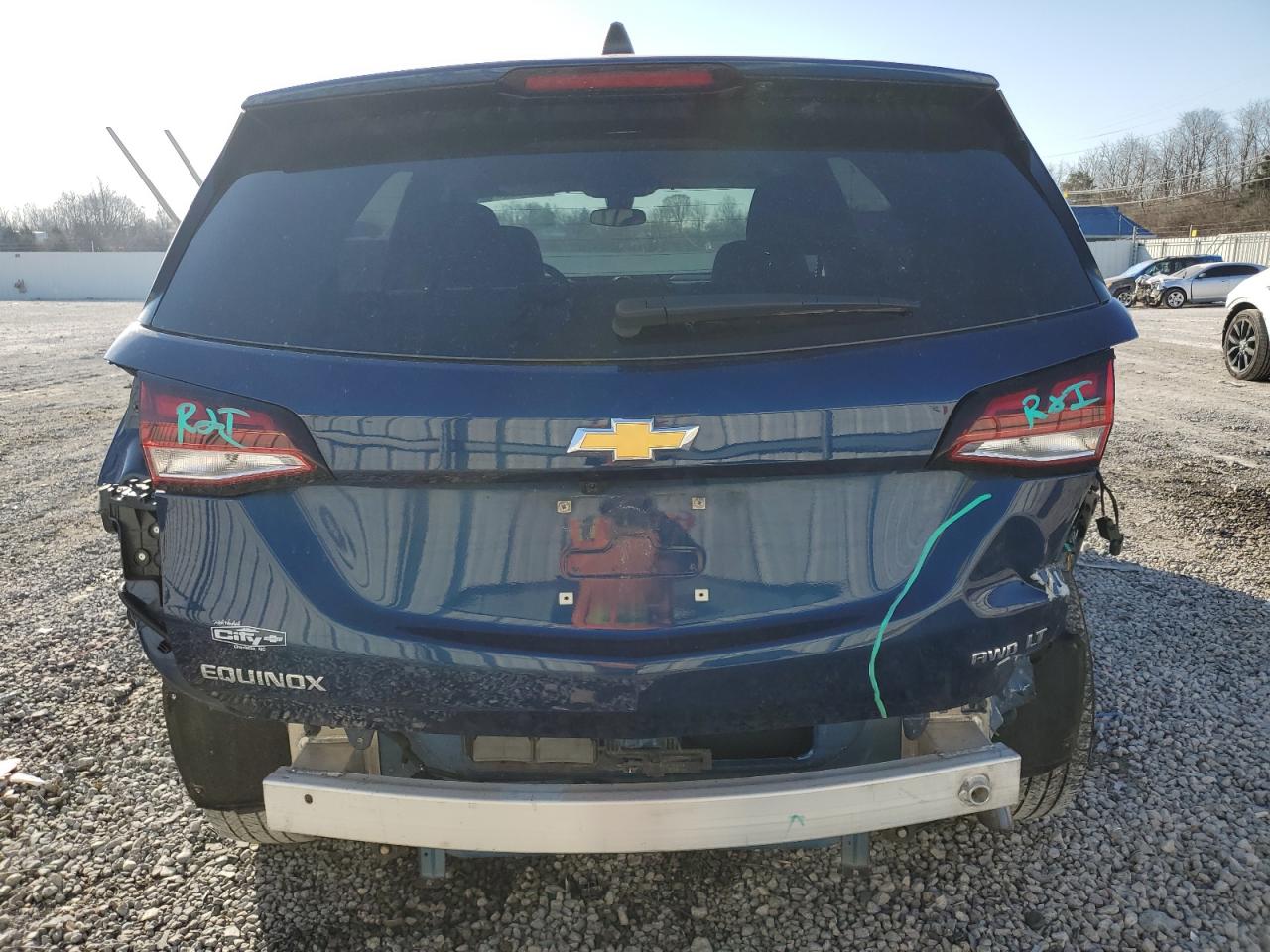 2023 Chevrolet Equinox VIN 3GNAXUEG6PL188279 Copart auction photo, front end / rear end damage thumbnail 6