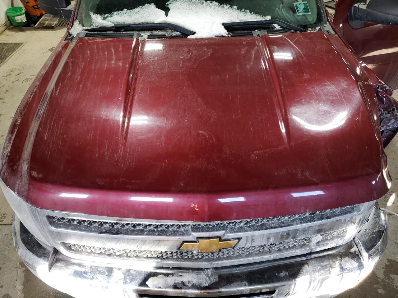 2013 Chevrolet Silverado VIN 1GCRKSE70DZ235924 Copart auction photo, front end / rear end damage thumbnail 11