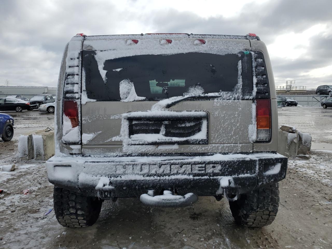 2003 Hummer H2 VIN 5GRGN23U23H143918 Copart auction photo, normal wear damage thumbnail 6
