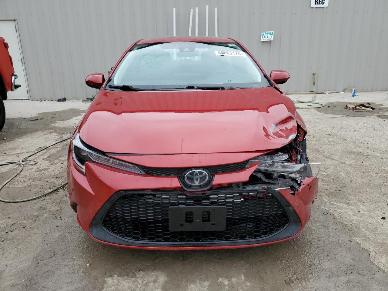 2020 Toyota Corolla VIN 5YFHPRAEXLP005942 Copart auction photo, front end / side damage thumbnail 5